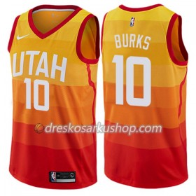 Muški NBA Dres Utah Jazz Alec Burks 10 Nike City Edition Swingman